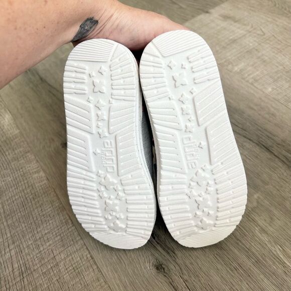 Hey Dude Dudes Shoes - Wendy Funk Youth - Grey/Pink - size Youth 3 Y3 - NEW! - Picture 9 of 9